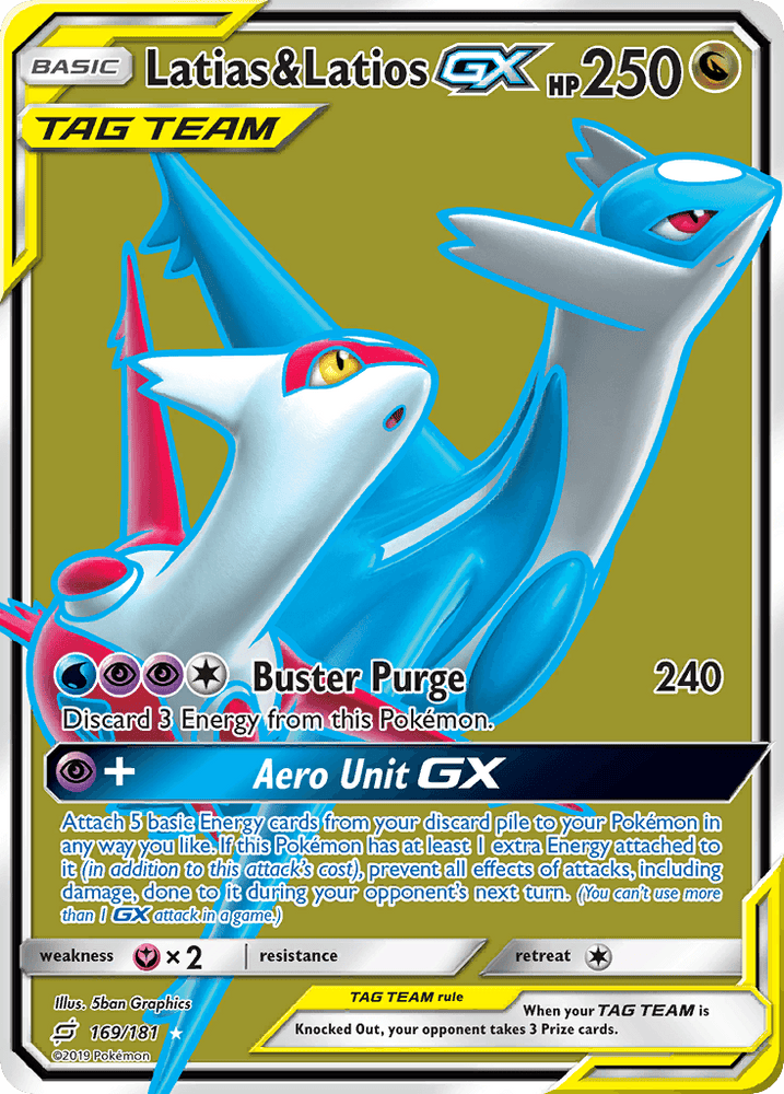 Latias & Latios GX (169/181) [Sun & Moon: Team Up] (Online Only)