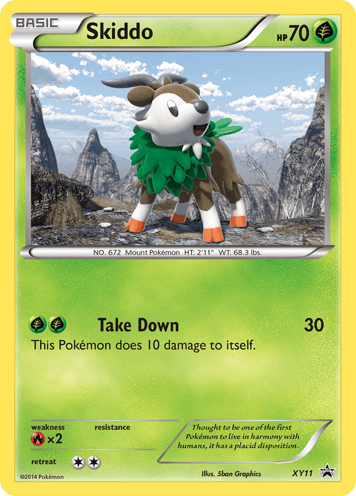 Skiddo (XY11) [XY: Black Star Promos] (Online Only)