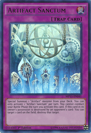 Artifact Sanctum [MP15-EN041] Ultra Rare (ONLINE ORDER ONLY)
