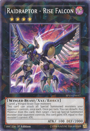 Raidraptor - Rise Falcon [SP15-EN037] Shatterfoil Rare (ONLINE ORDER ONLY)