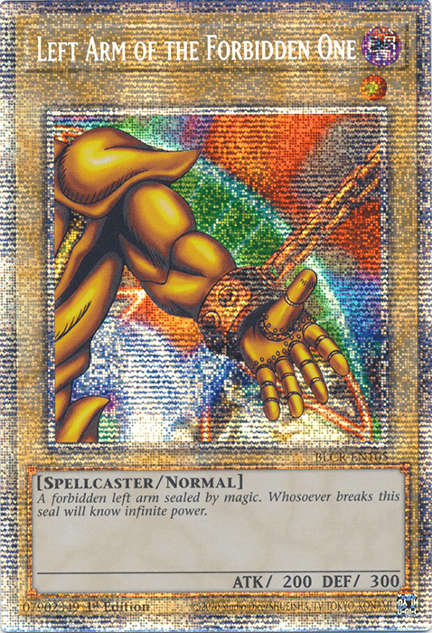 Left Arm of the Forbidden One [BLCR-EN105] Starlight Rare (ONLINE ORDER ONLY)