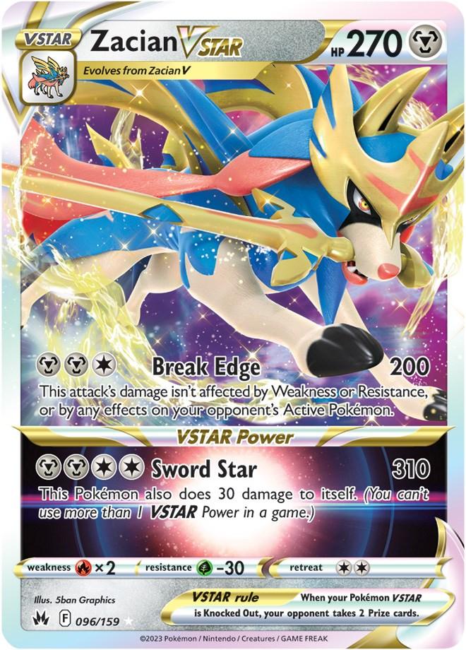 Zacian VSTAR (096/159) [Sword & Shield: Crown Zenith] (Online Only)