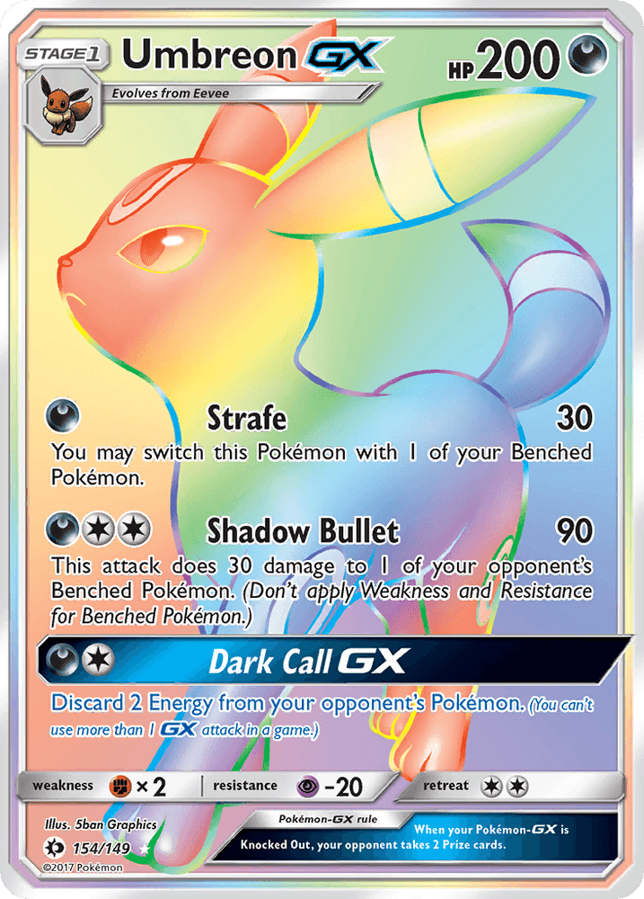 Umbreon GX (154/149) [Sun & Moon: Base Set] (Online Only)