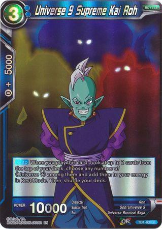 Universe 9 Supreme Kai Roh (Reprint) (TB1-034) [Battle Evolution Booster] (ONLINE ORDER ONLY)