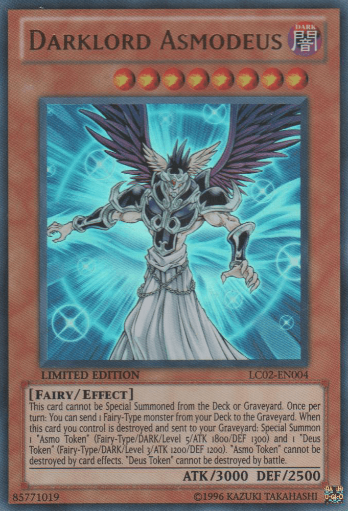 Darklord Asmodeus [LC02-EN004] Ultra Rare (ONLINE ORDER ONLY)