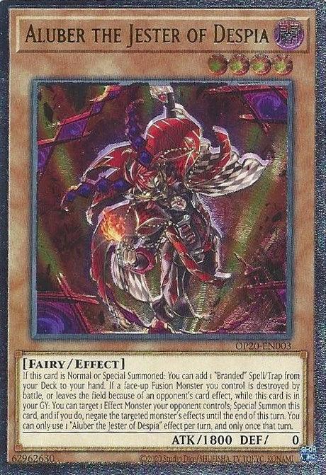 Aluber the Jester of Despia [OP20-EN003] Ultimate Rare (ONLINE ORDER ONLY)