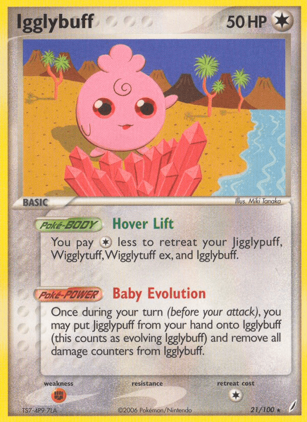 Igglybuff (21/100) [EX: Crystal Guardians] (Online Only)