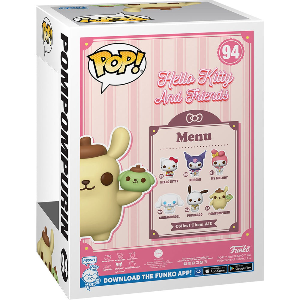 Hello Kitty and Friends Pompompurin with Dessert Funko Pop! Vinyl Figure #94 (ONLINE ORDER ONLY)