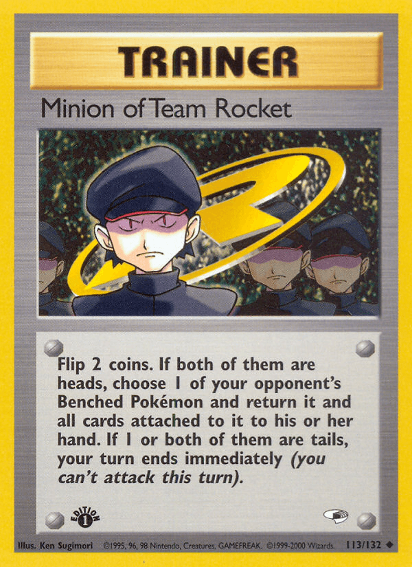 Minion of Team Rocket (113/132) [Gym Heroes 1st Edition] (Online Only)