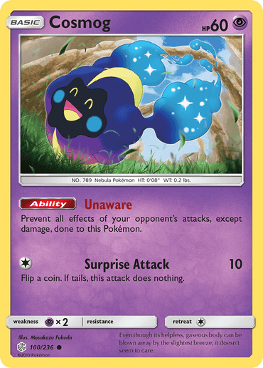 Cosmog (100/236) [Sun & Moon: Cosmic Eclipse] (Online Only)