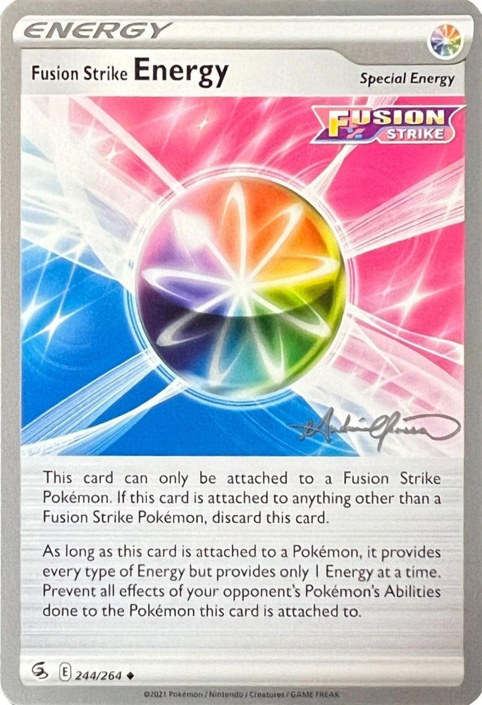 Fusion Strike Energy (244/264) (The Shape of Mew - Andre Chiasson) [World Championships 2022] (Online Only)