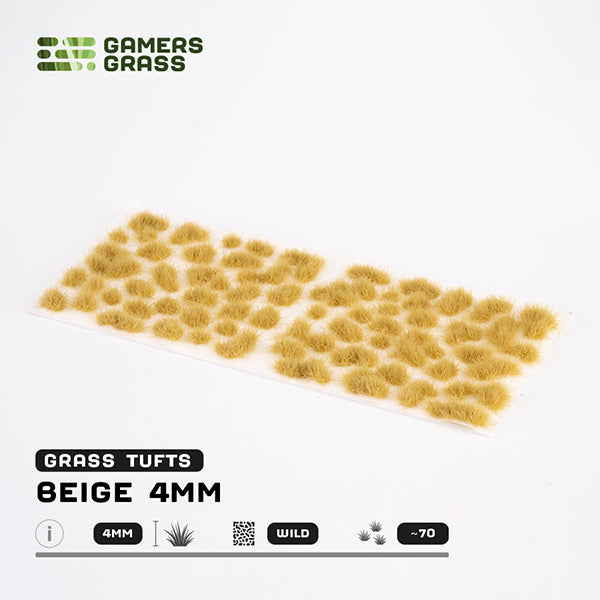 Gamers Grass Tufts: Beige 4mm- Wild (ONLINE ORDER ONLY)