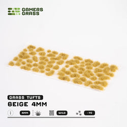 Gamers Grass Tufts: Beige 4mm- Wild (ONLINE ORDER ONLY)