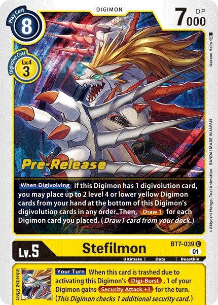 Stefilmon [BT7-039] [Next Adventure Pre-Release Cards] (ONLINE ORDER ONLY)