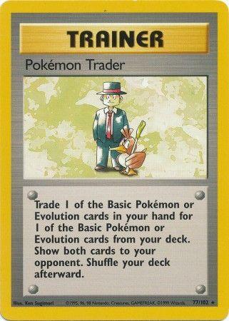 Pokemon Trader (77/102) [Base Set Unlimited] (Online Only)