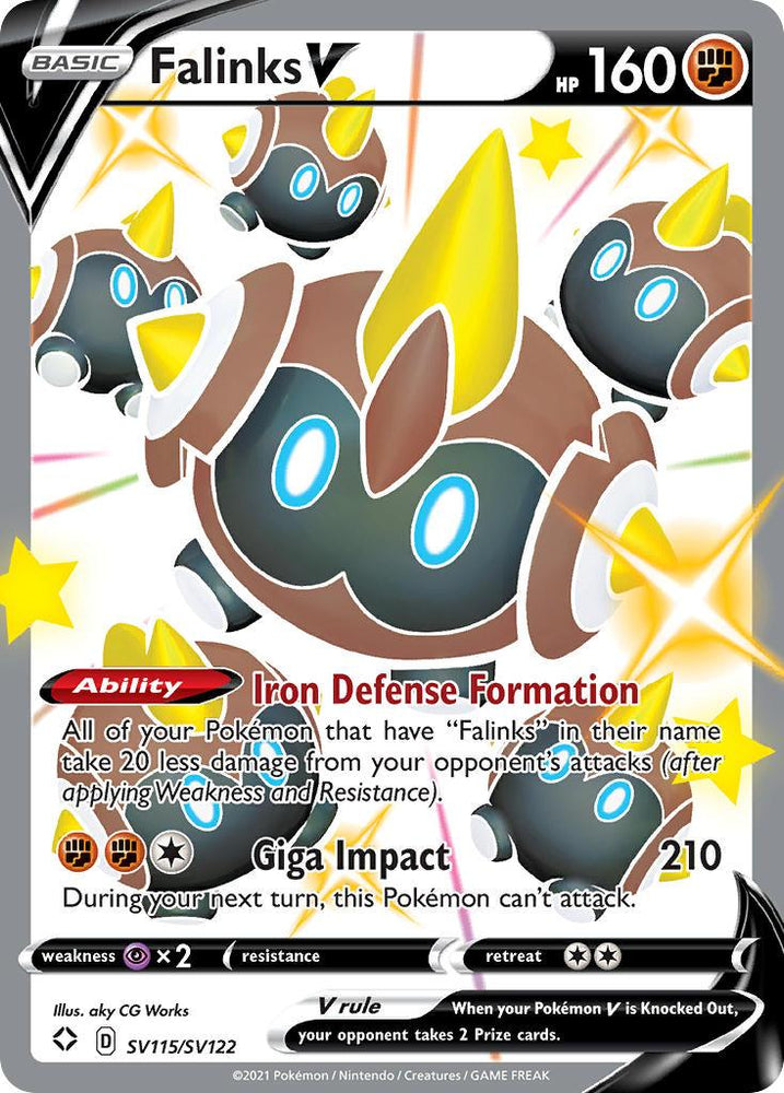 Falinks V (SV115/SV122) [Sword & Shield: Shining Fates] (Online Only)