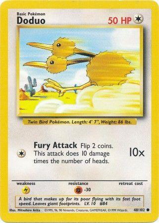 Doduo (48/102) [Base Set Unlimited] (Online Only)