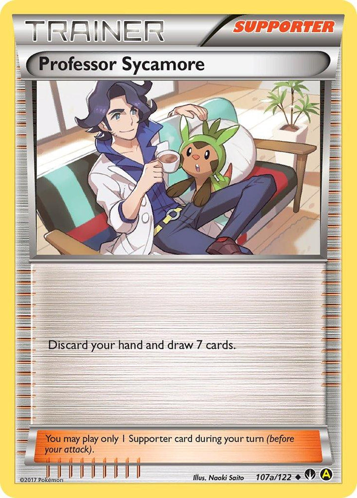 Professor Sycamore (107a/122) [Alternate Art Promos] (Online Only)