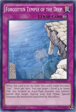Forgotten Temple of the Deep [BP03-EN216] Common (ONLINE ORDER ONLY)