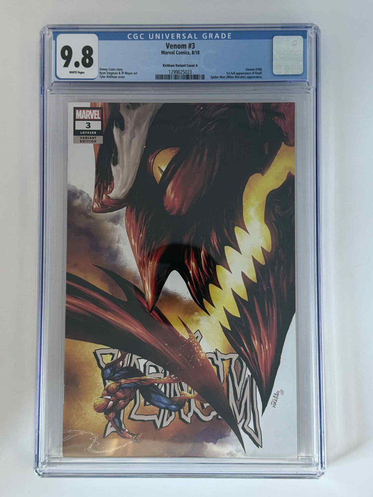 Venom #3 CGC 9.8 Blue Label Exclusive Var (ONLINE ORDER ONLY)