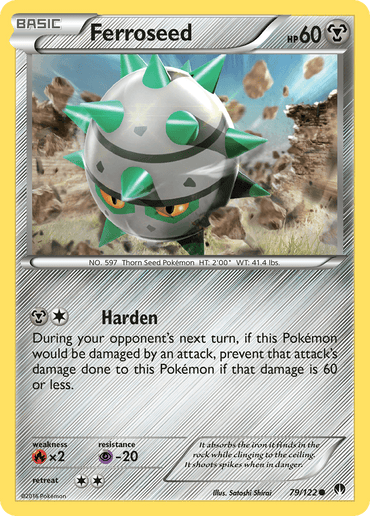 Ferroseed (79/122) [XY: BREAKpoint] (Online Only)