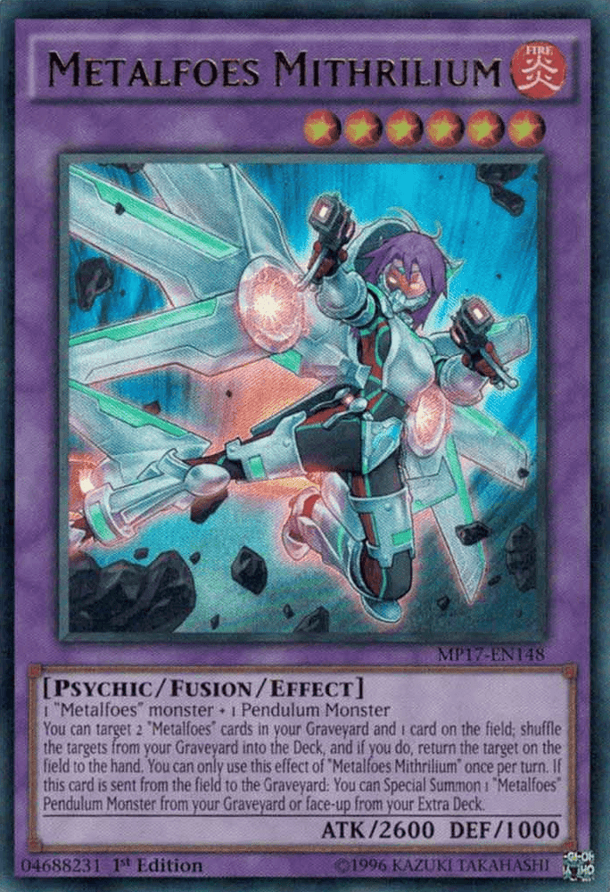 Metalfoes Mithrilium [MP17-EN148] Ultra Rare (ONLINE ORDER ONLY)