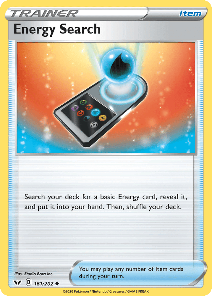 Energy Search (161/202) [Sword & Shield: Base Set] (Online Only)