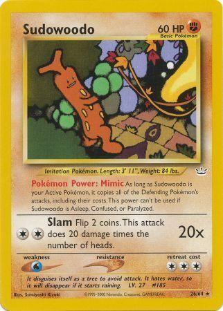 Sudowoodo (26/64) [Neo Revelation Unlimited] (Online Only)