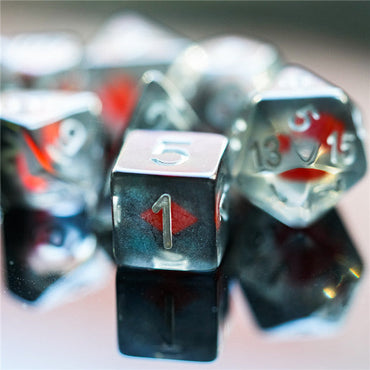 "Diamonds" Shape of My Heart 7-Dice Set (Online Only)