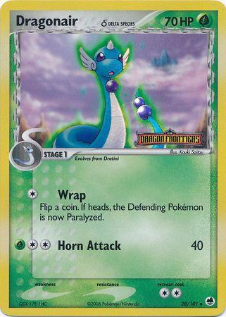 Dragonair (28/101) (Delta Species) (Stamped) [EX: Dragon Frontiers] (Online Only)