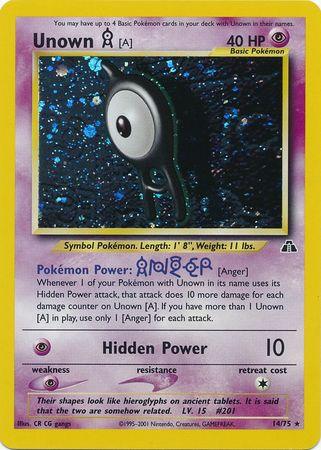 Unown [A] (14/75) [Neo Discovery Unlimited] (Online Only)