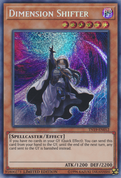 Dimension Shifter [TN19-EN012] Prismatic Secret Rare (ONLINE ORDER ONLY)