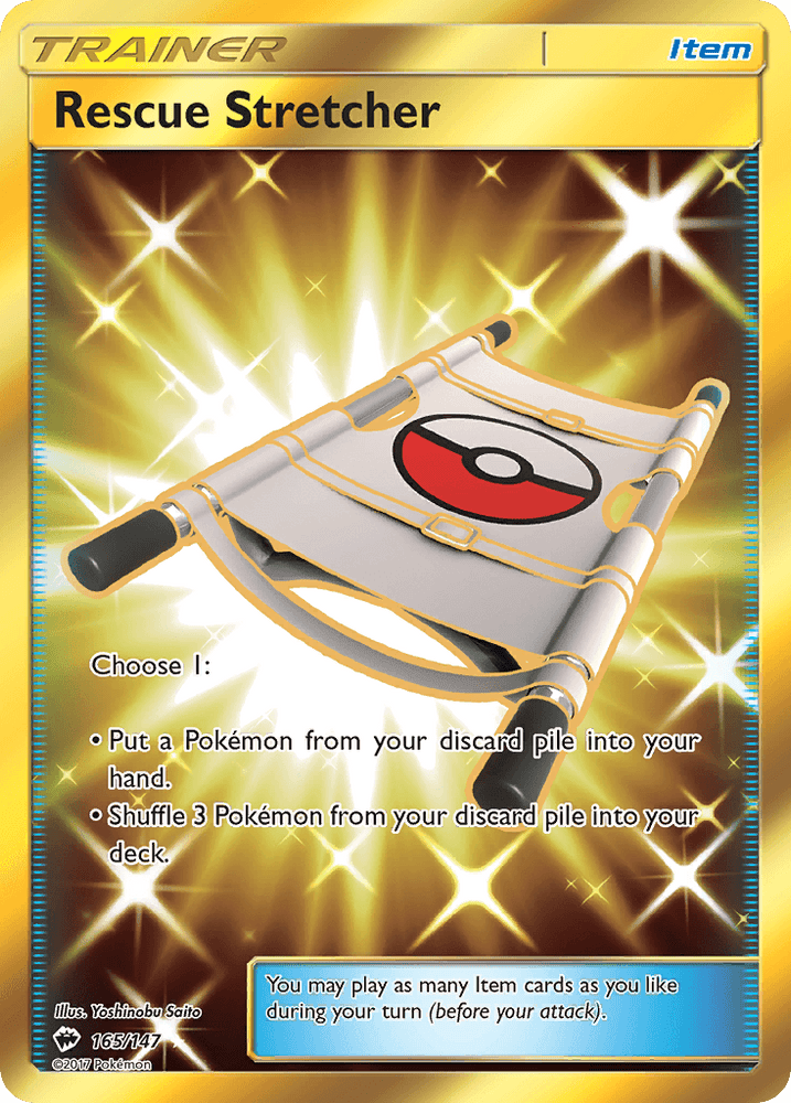 Rescue Stretcher (165/147) [Sun & Moon: Burning Shadows] (Online Only)