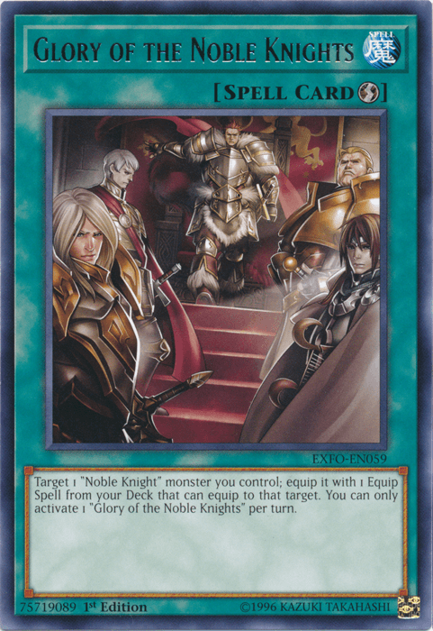 Glory of the Noble Knights [EXFO-EN059] Rare (ONLINE ORDER ONLY)