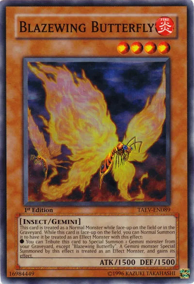 Blazewing Butterfly [TAEV-EN089] Super Rare