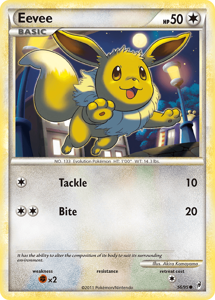 Eevee (56/95) [HeartGold & SoulSilver: Call of Legends] (Online Only)