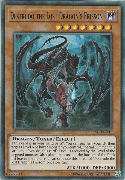 Destrudo the Lost Dragon's Frisson [OP07-EN007] Super Rare (ONLINE ORDER ONLY)