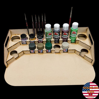 Painting Station - 36mm for Polly Scale, 10ml Tamiya and similar bottles (Online Order Only) (Online Order Only)