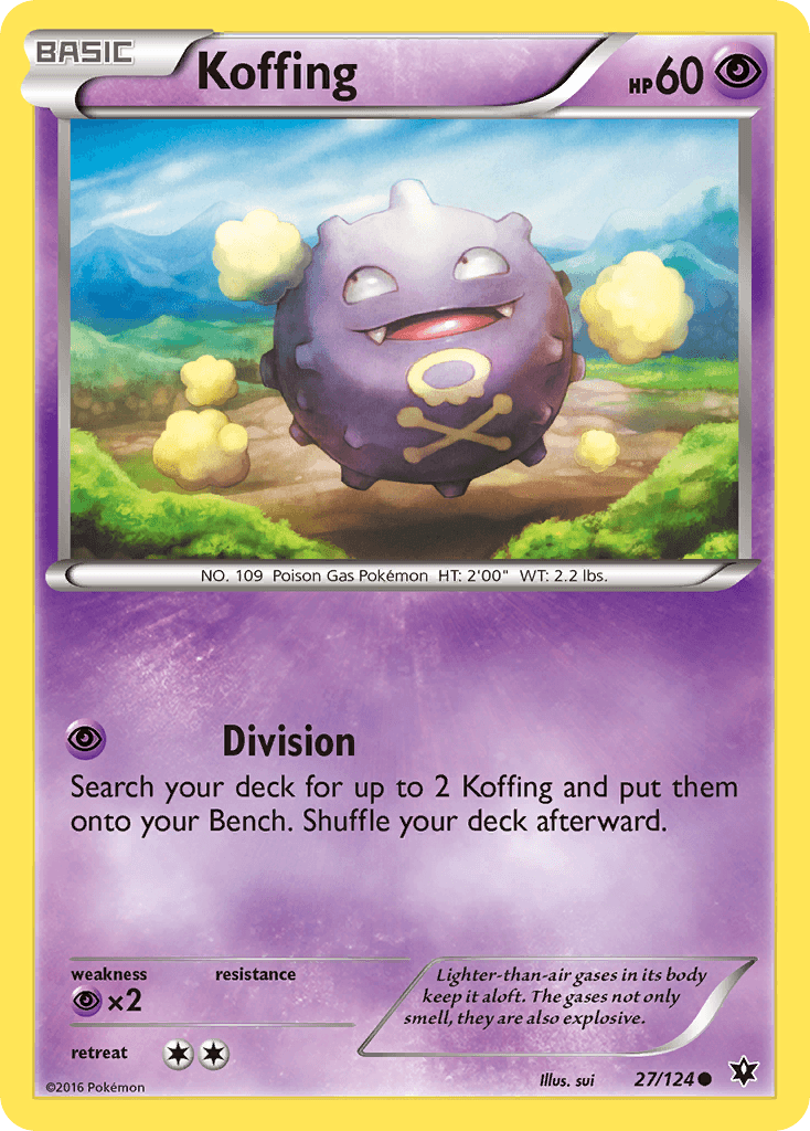 Koffing (27/124) [XY: Fates Collide] (Online Only)