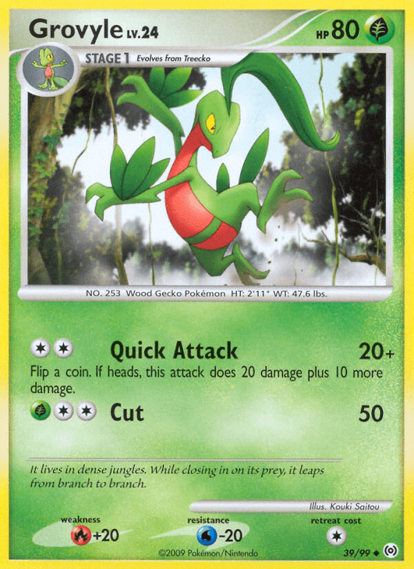 Grovyle (39/99) [Platinum: Arceus] (Online Only)