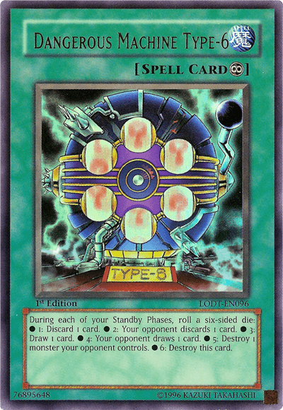 Dangerous Machine Type-6 [LODT-EN096] Ultra Rare (ONLINE ORDER ONLY)