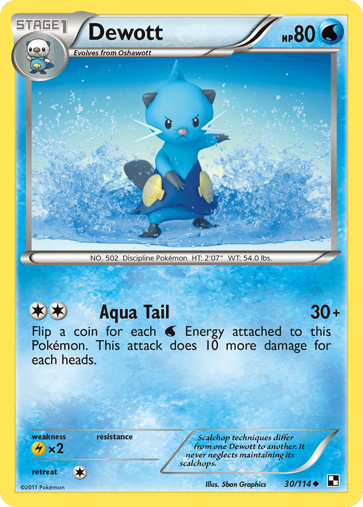 Dewott (30/114) [Black & White: Base Set] (Online Only)