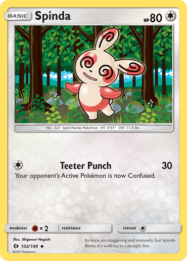 Spinda (102/149) [Sun & Moon: Base Set] (Online Only)
