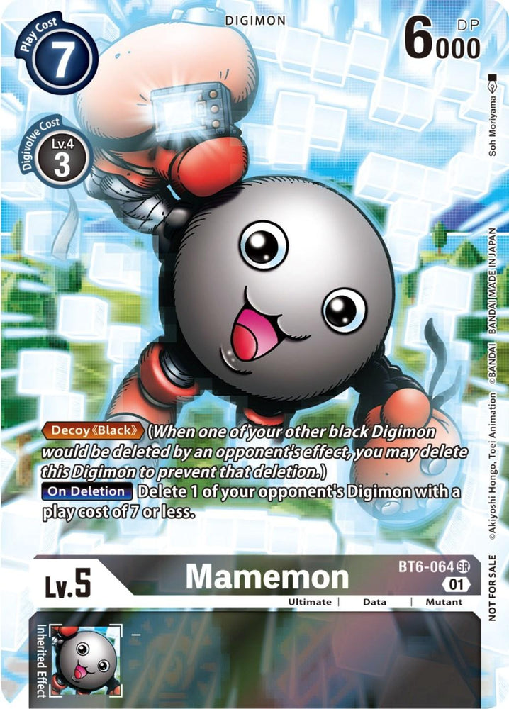 Mamemon [BT6-064] (25th Special Memorial Pack) [Double Diamond Promos] (ONLINE ORDER ONLY)