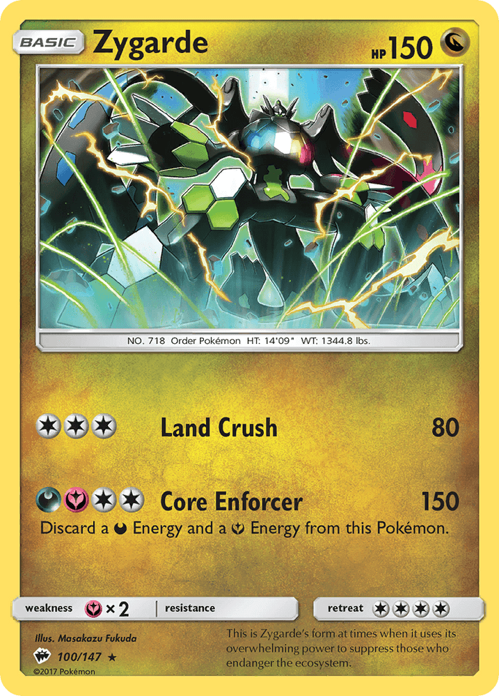 Zygarde (100/147) [Sun & Moon: Burning Shadows] (Online Only)