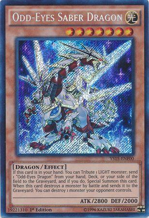 Odd-Eyes Saber Dragon [YS15-ENF00] Secret Rare (ONLINE ORDER ONLY)