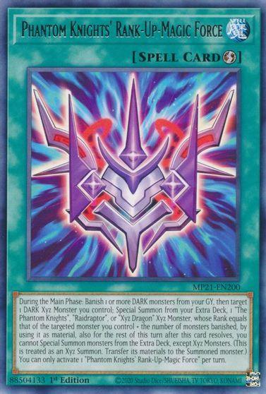 Phantom Knights' Rank-Up-Magic Force [MP21-EN200] Rare (ONLINE ORDER ONLY)