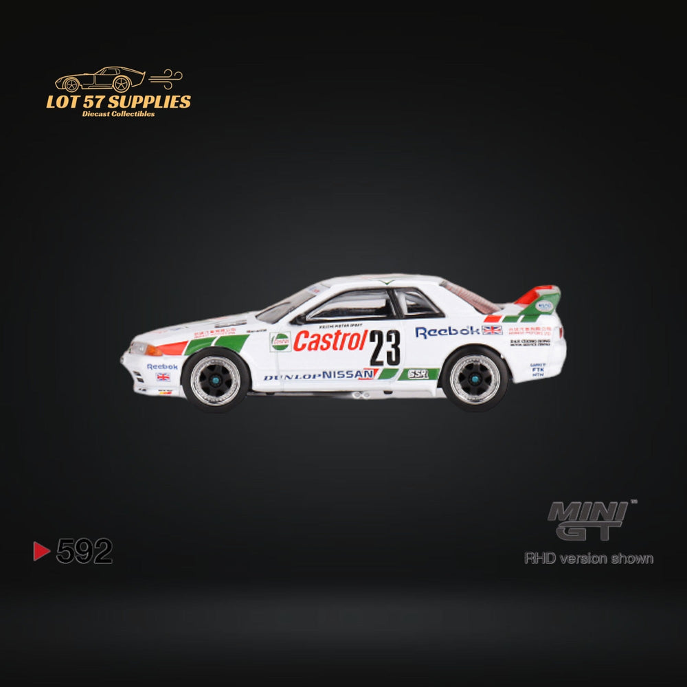 Mini-GT Nissan Skyline GT-R (R32) Gr. A #23 1990 Macau Guia Race Winner #592 1:64 MGT00592 (ONLINE ORDER ONLY)