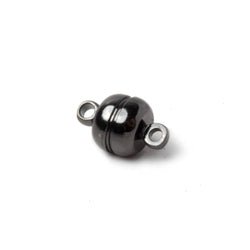 7mm Black Gold plated Magnetic Clasp Set of 5 pieces (ONLINE ORDER ONLY)