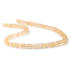 7mm Citrine Faceted Heshi Beads 16 inch 145 pieces (ONLINE ORDER ONLY)